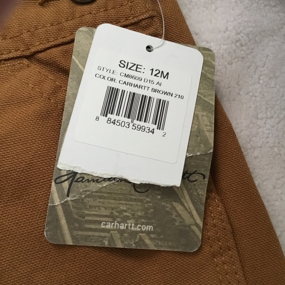 NWT CARHARTT OVERALLS  BABY/TODDLER